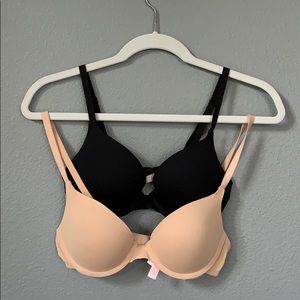 Black and Tan Victoria’s Secret PINK bras